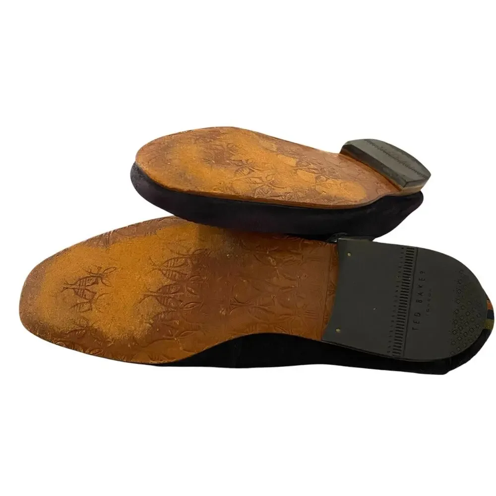 Ted Baker London Hoppken Men's Size 13 Black Suede